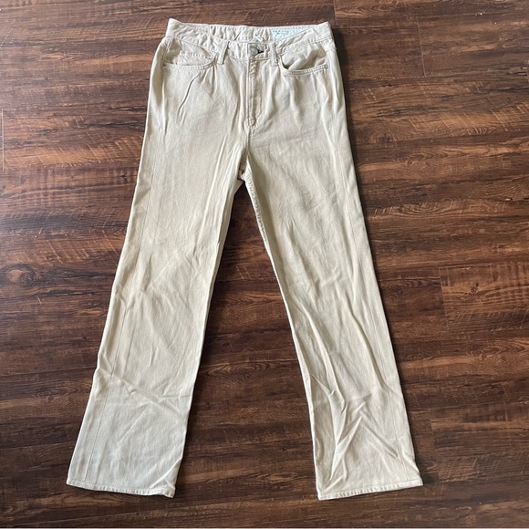 RAG & BONE Featherweight Logan Wide-Leg Jean in Beige- women’s 28” - Picture 3 of 10